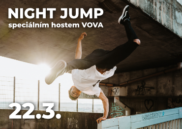 Night jump s Vovou v JUMP FAMILY Plzeň 22.3.-23.3.